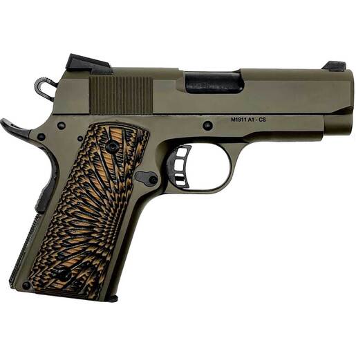 Armscor M1911-A1 Rock 45 Auto (ACP) 3.5in Patriot Brown Cerakote Pistol - 8+1 Rounds - Brown image