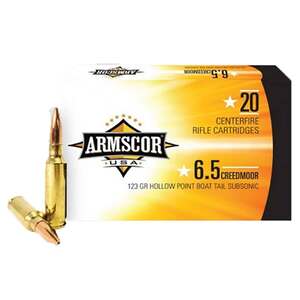 Armscor USA 6.5 Creedmoor 123gr HPBT Rifle Ammo - 20 Rounds