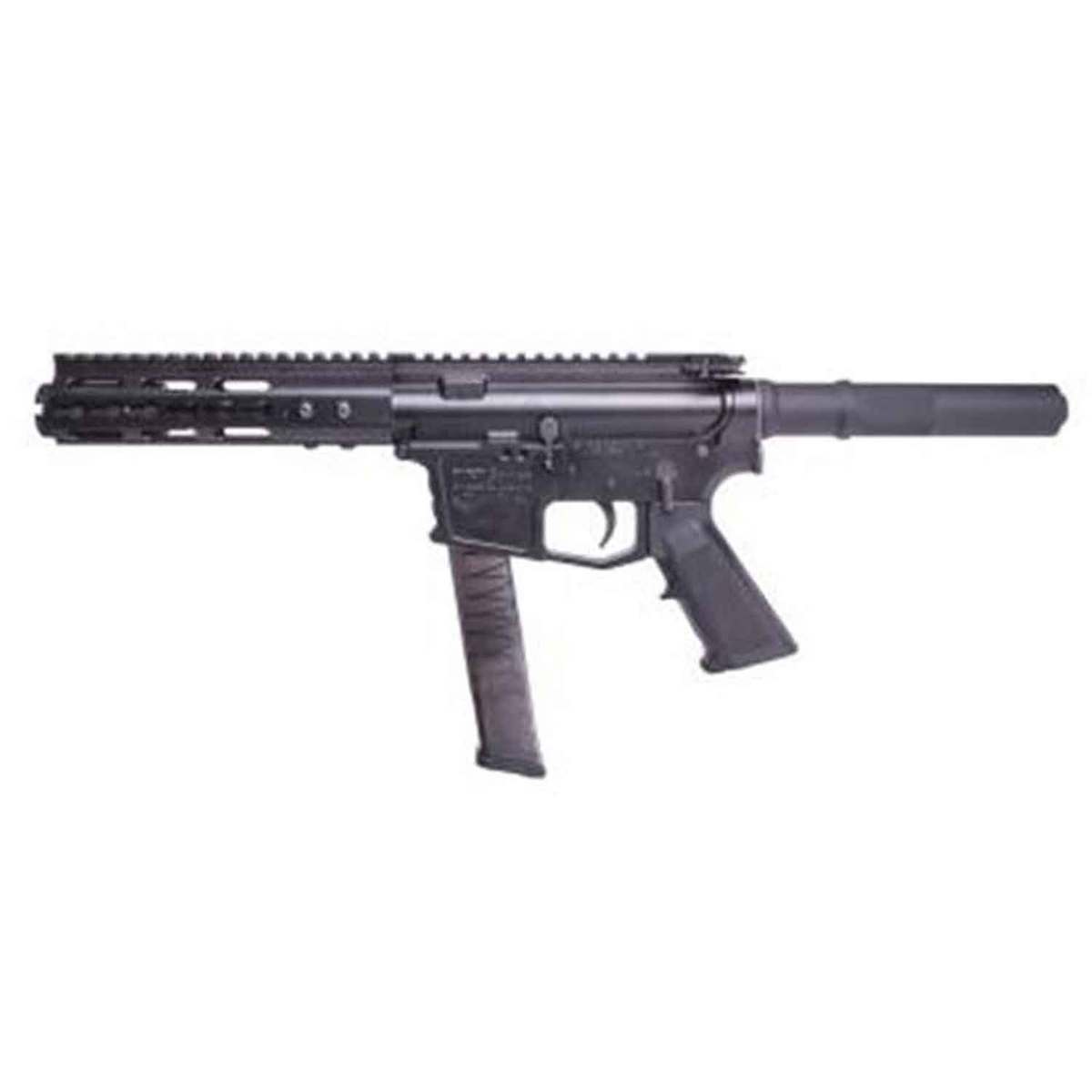 American Tactical AR15 Mil-Sport 9mm Luger 5.5in Blued Modern Sporting Pistol 31+1 Rounds American Tactical AR15 Mil-Sport 9mm Luger 5.5in Blued Modern Sporting Pistol 31+1 Rounds