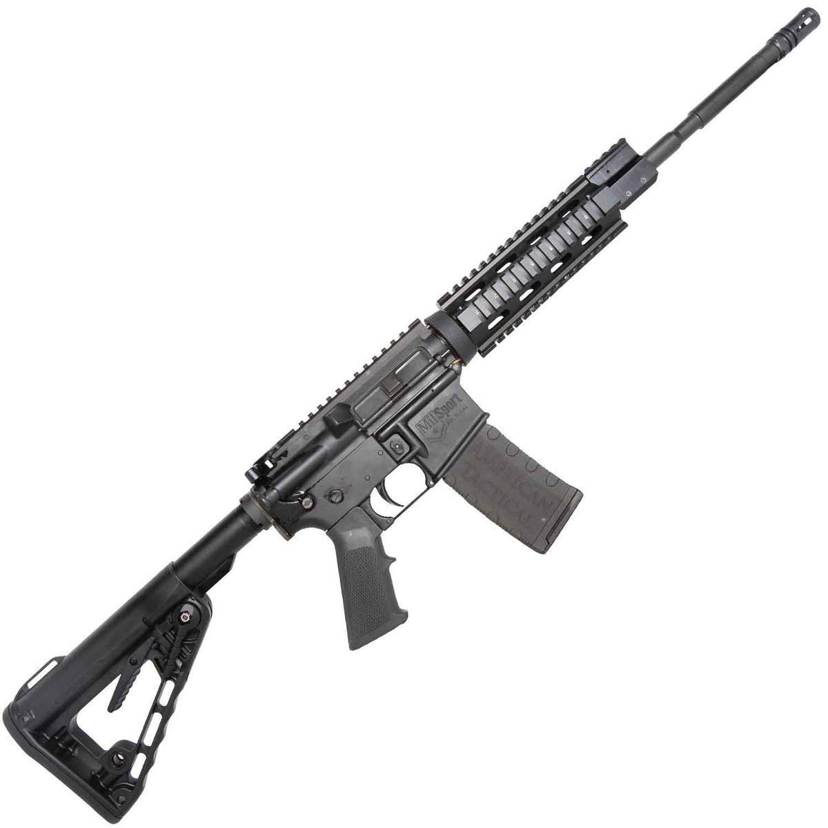 ATI Milsport 5.56mm NATO 16in Black Semi Automatic Modern Sporting ...