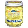Atlas Mike's Glitter Mallows Trout Bait Marshmallows - Yellow Corn, 1.5oz - Yellow/Corn 1.5oz