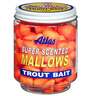 Atlas Mike's Sup Scented Mallows Trout Bait Marshmallows - Orange Garlic, 1.5oz - Orange/Garlic 1.5oz