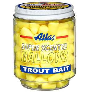 Atlas Mike's Super Scented Trout Bait Marshmallows - Yellow/Cheese, 1.5oz