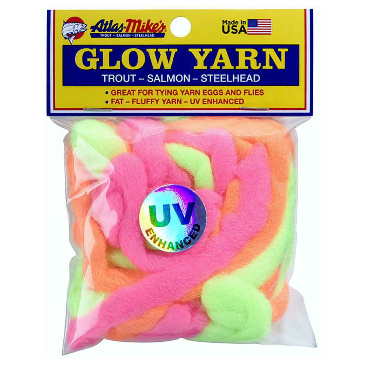 Atlas Mikes UV Glow Yarn Fly Tying Yarn Atlas Mikes UV Glow Yarn Fly Tying Yarn