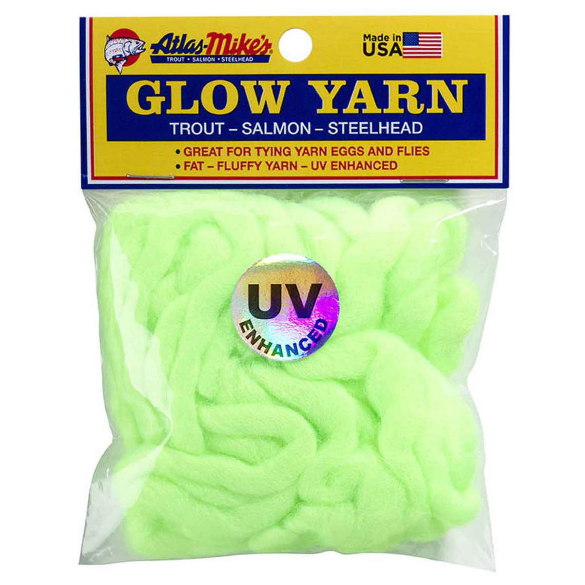 Atlas Mikes UV Glow Yarn Fly Tying Yarn Atlas Mikes UV Glow Yarn Fly Tying Yarn
