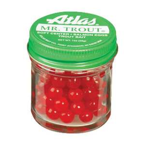 Atlas Mike's Mr. Trout 'Sugar' Cured Salmon Eggs - Red, 1oz