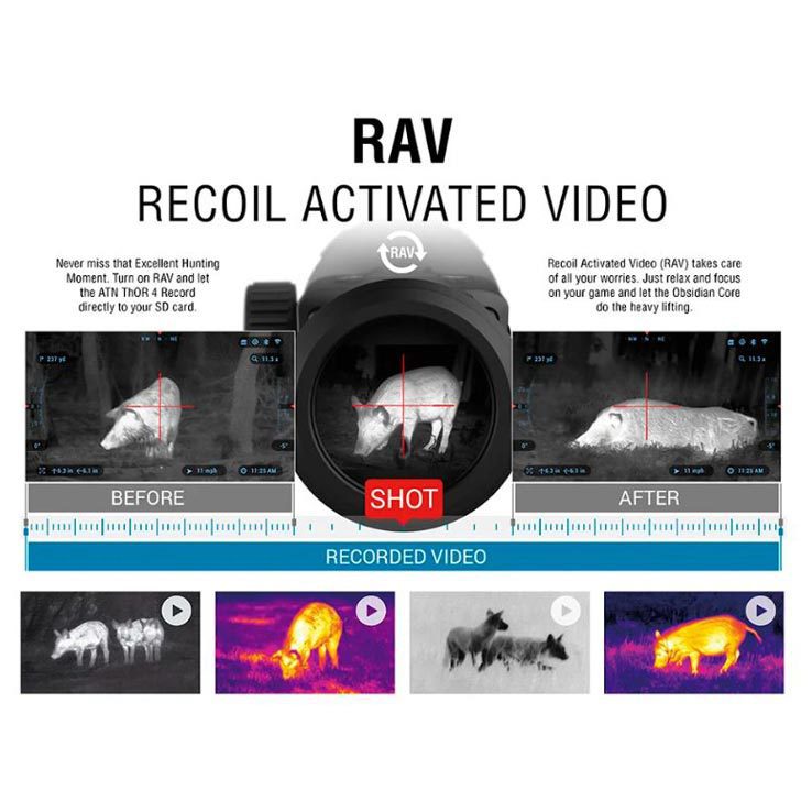 ATN ThOR 4 2-8x HD Thermal Rifle Scope - Black ATN ThOR 4 2-8x HD Thermal Rifle Scope - Black