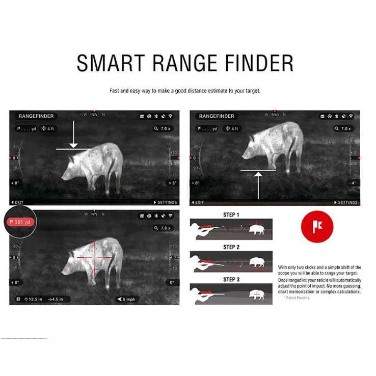 ATN ThOR 4 2-8x HD Thermal Rifle Scope - Black ATN ThOR 4 2-8x HD Thermal Rifle Scope - Black