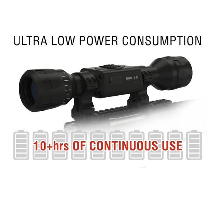ATN ThOR LT 4-8x Ultra Light Thermal Rifle Scope - Black ATN ThOR LT 4-8x Ultra Light Thermal Rifle Scope - Black