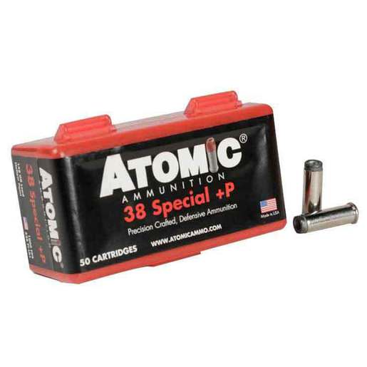 Atomic Ammunition Defensive 38 Special 148gr HP Handgun Ammo – 50 Rounds