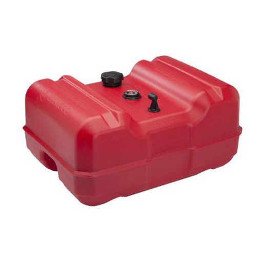 Attwood Low Profile Fuel Tank - 12Gal - Red 12gal