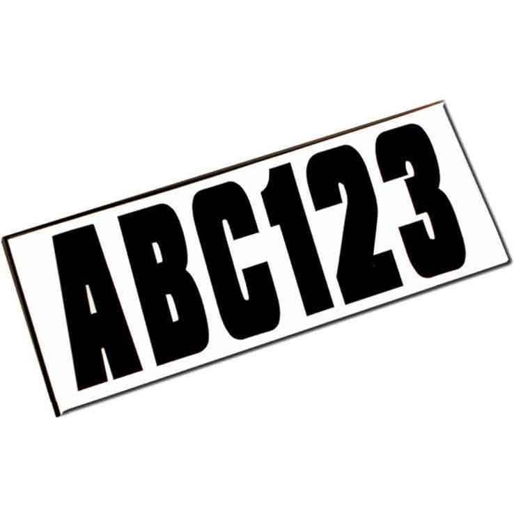 Attwood Boat Registration Letter and Number Kit Attwood Boat Registration Letter and Number Kit