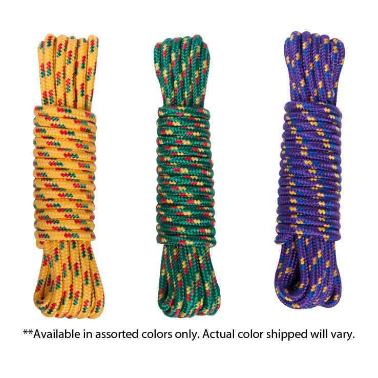 Attwood Braided Polypropylene Rope - Multi 3/8in x 25ft Attwood Braided Polypropylene Rope - Multi 3/8in x 25ft