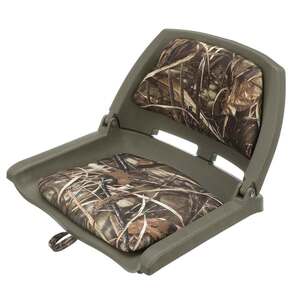 Attwood Padded Boat Seat - Camouflage