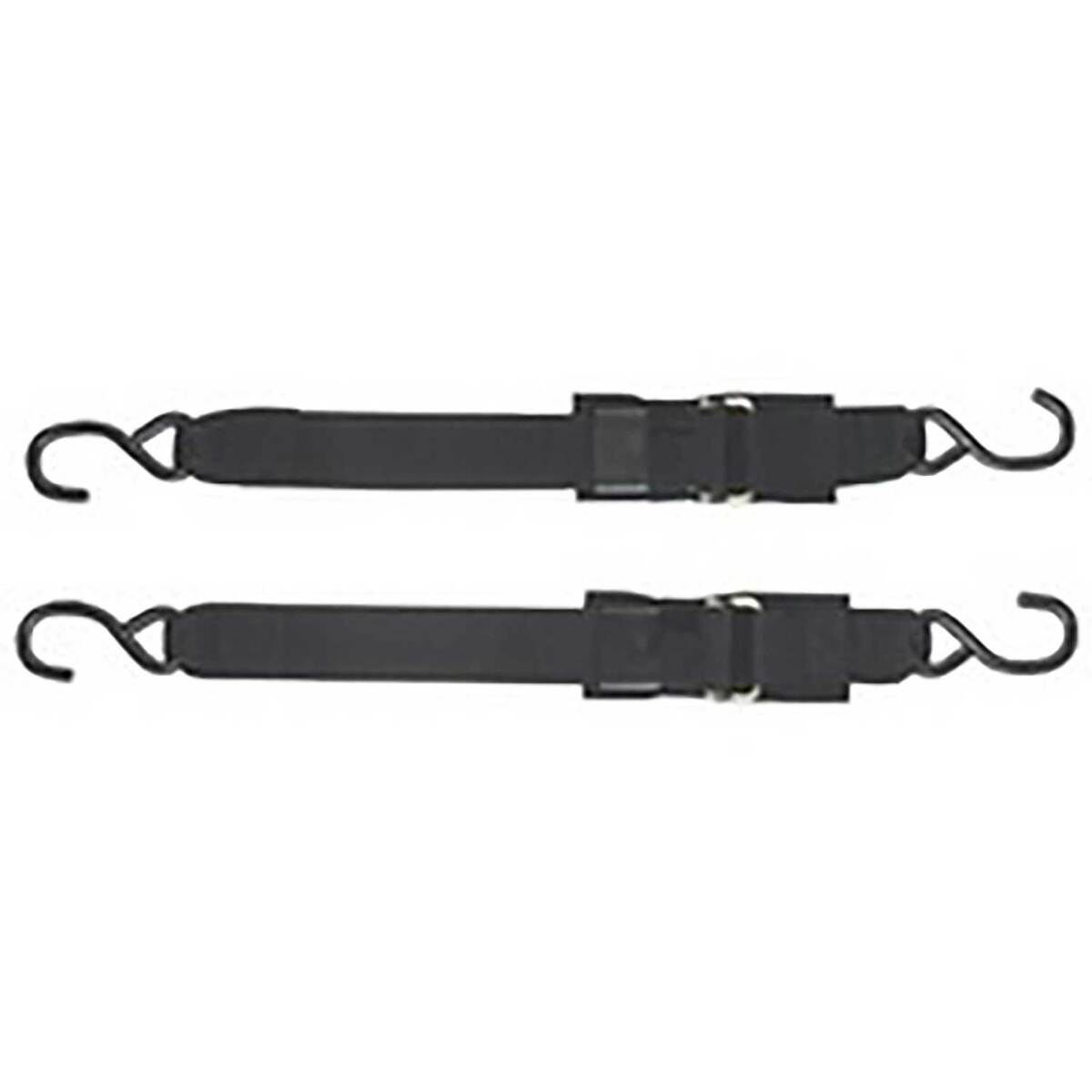 Attwood Quick-Release Transom Tie-Down Straps Marine Accessory - Black Attwood Quick-Release Transom Tie-Down Straps Marine Accessory - Black