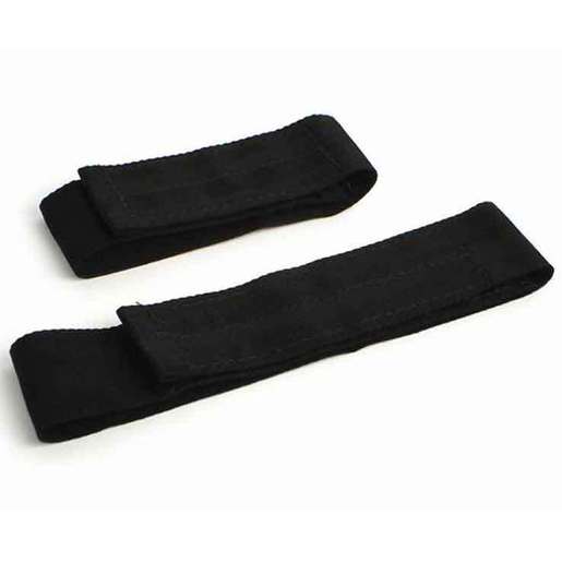 Attwood Rod Storage Flat - Black 1 - 10in Strap, 1 - 6in Strap