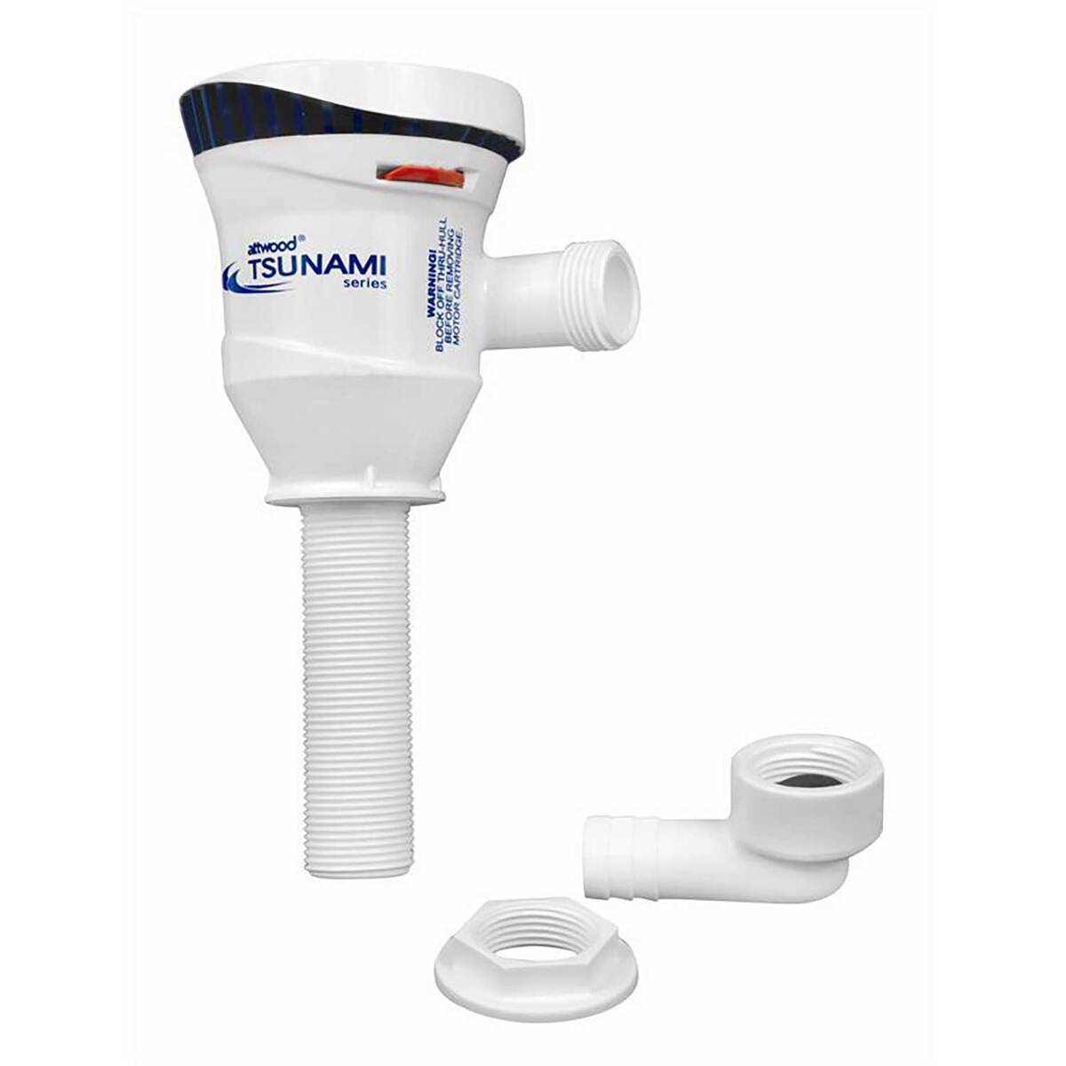 Attwood Tsunami Aerator Pump Marine Accessory - White Attwood Tsunami Aerator Pump Marine Accessory - White