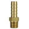 Attwood Universal Straight Brass Adapter Barbed - Brass 3/8in