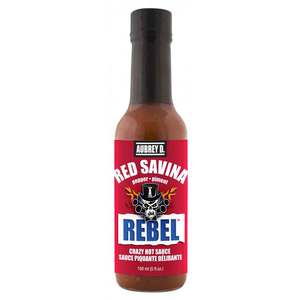 Aubrey D Rebel Pepper Red Savina Hot Sauce - 5oz