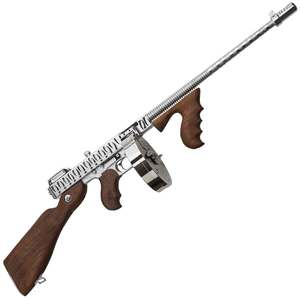 Auto Ordnance Thompson 1927A-1 Deluxe 45 Auto (ACP) 16.5in Chrome With Tiger Stripe Semi Automatic Modern Sporting Rifle - 50+1 Rounds