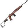 Auto Ordnance Thompson WWII Paratrooper M1 30 Carbine 18in Black Semi Automatic Rifle - 15+1 Rounds - Brown