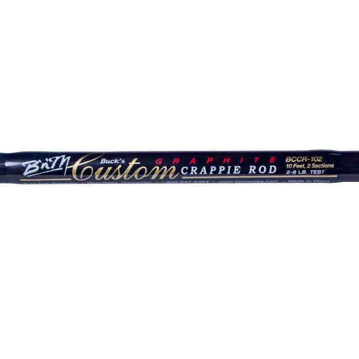 B n M Bucks Custom Crappie Rod - 10ft, 2pc B n M Bucks Custom Crappie Rod - 10ft, 2pc
