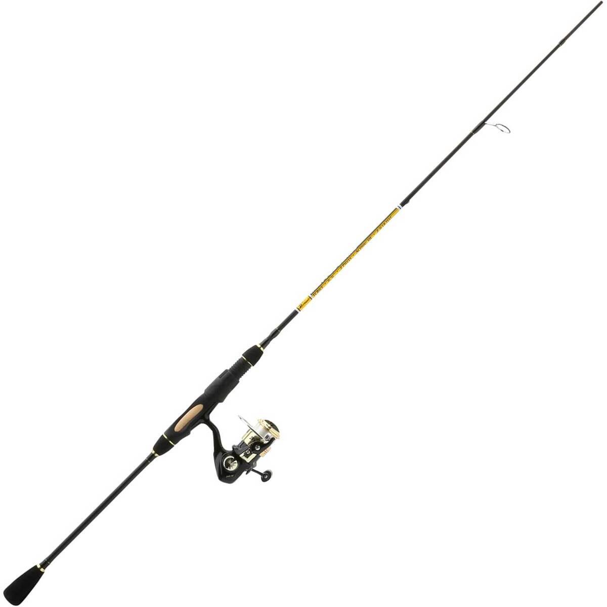B n M Leland's TCB Spinning Rod and Reel Combo 6ft 5in, Ultra