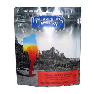 Backpacker's Pantry Freeze Dried Potatoes and Gravy with Beef 2 Person Serving
