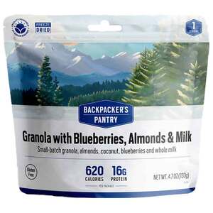 Backpacker's Pantry Granola with Blueberries, Almonds and Milk - 1 Serving