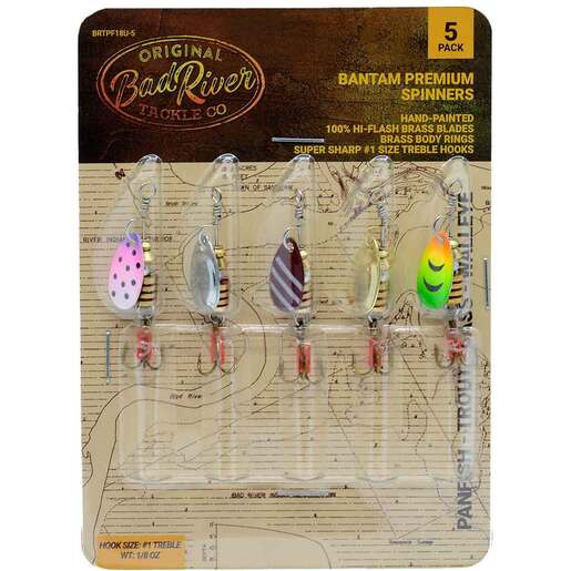 Bad River Tackle Bantam Premium Inline Spinner Assortment - Dressed Assortment 1