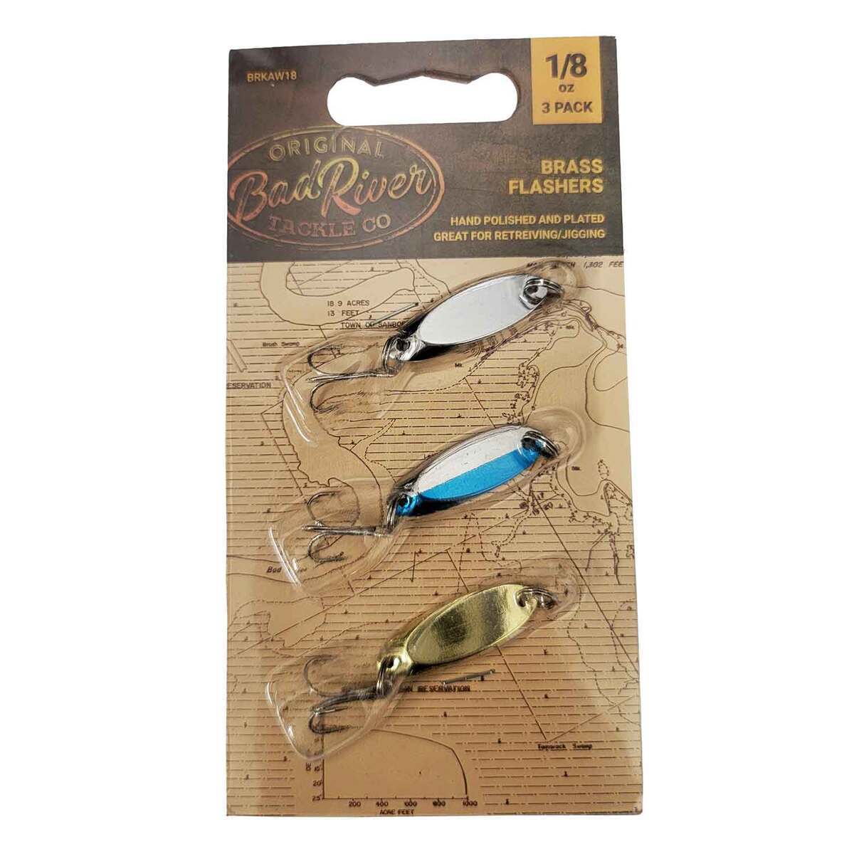 Bad River Tackle Brass Flashers Bad River Tackle Brass Flashers