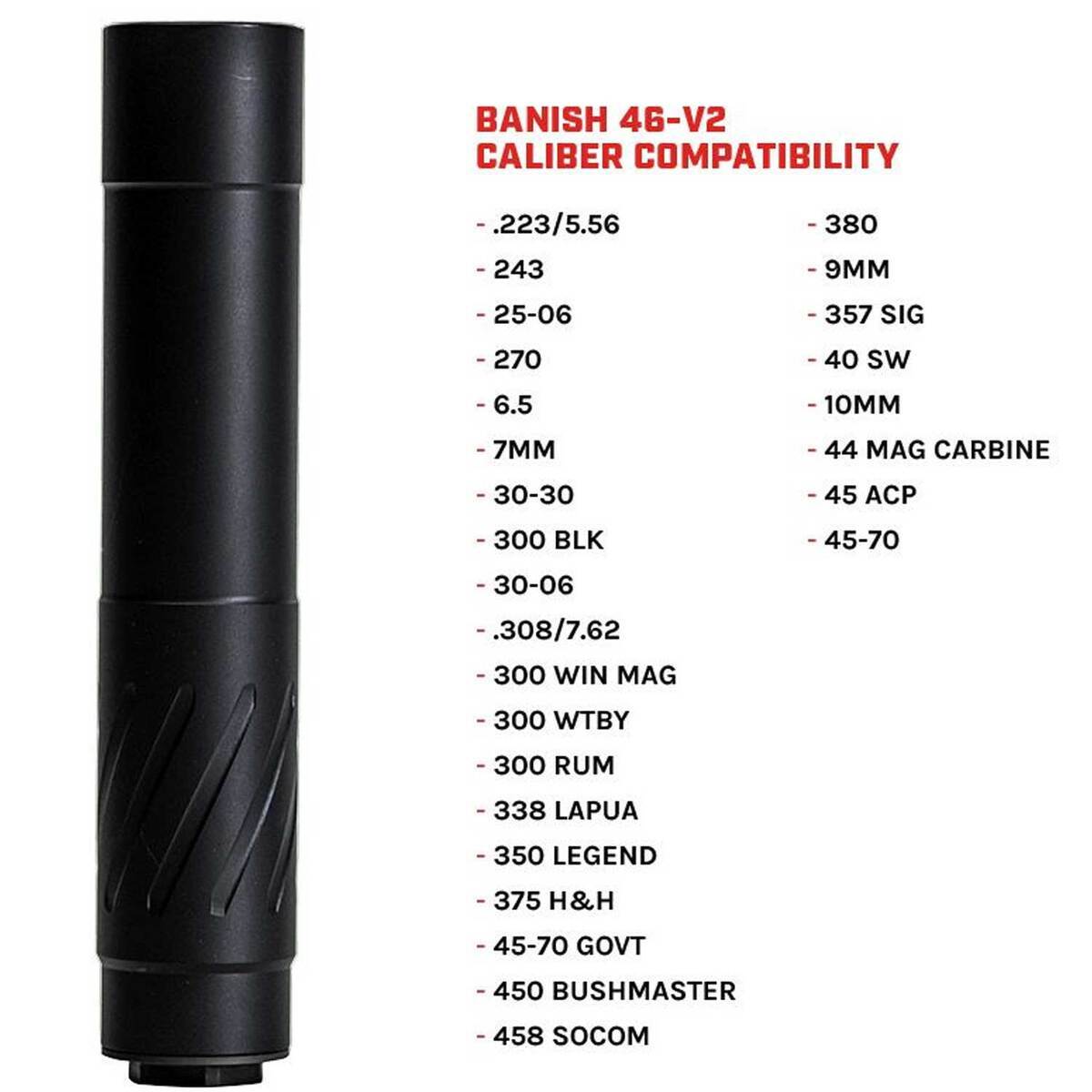 Banish 46-V2 Suppressor Banish 46-V2 Suppressor