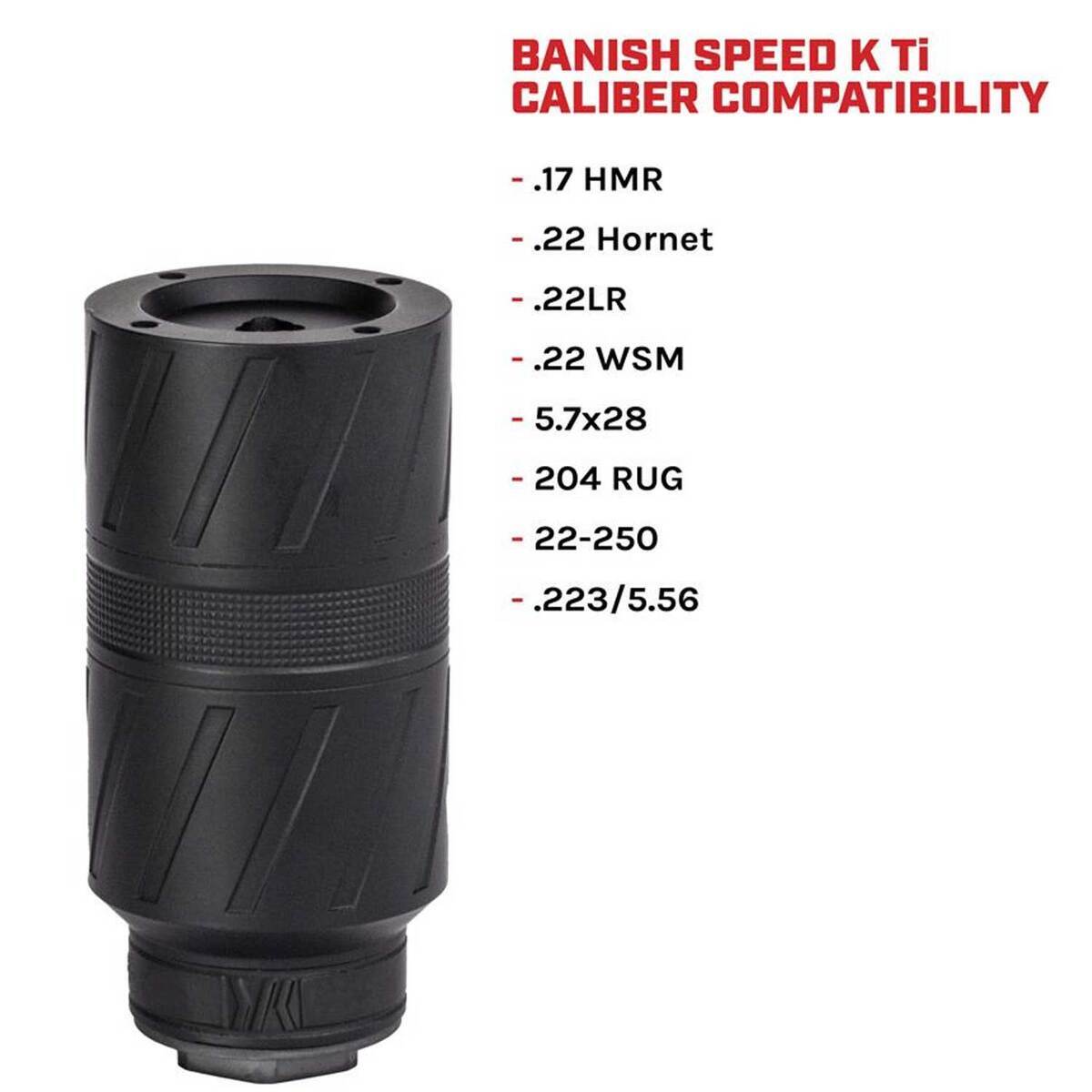 Banish Speed K Ti Suppressor Banish Speed K Ti Suppressor