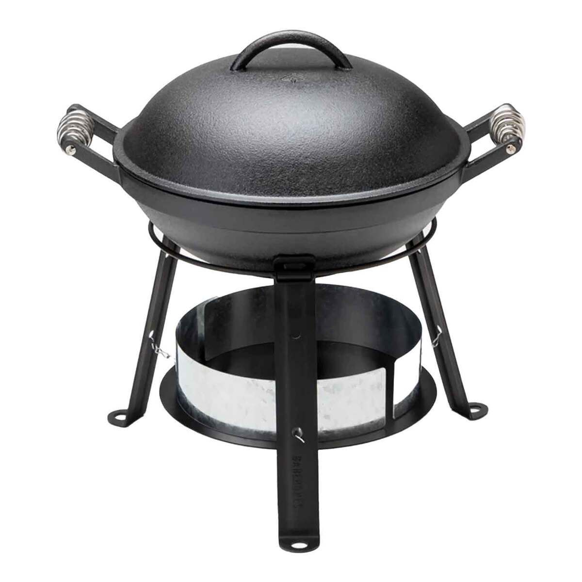 Barebones All-in-One Cast Iron Grill - Black 4 qt Barebones All-in-One Cast Iron Grill - Black 4 qt
