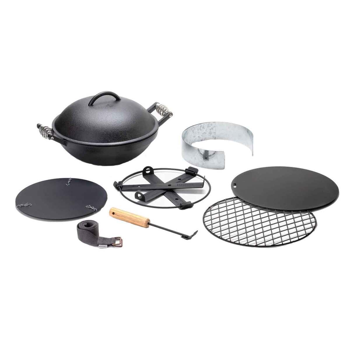 Barebones All-in-One Cast Iron Grill - Black 4 qt Barebones All-in-One Cast Iron Grill - Black 4 qt