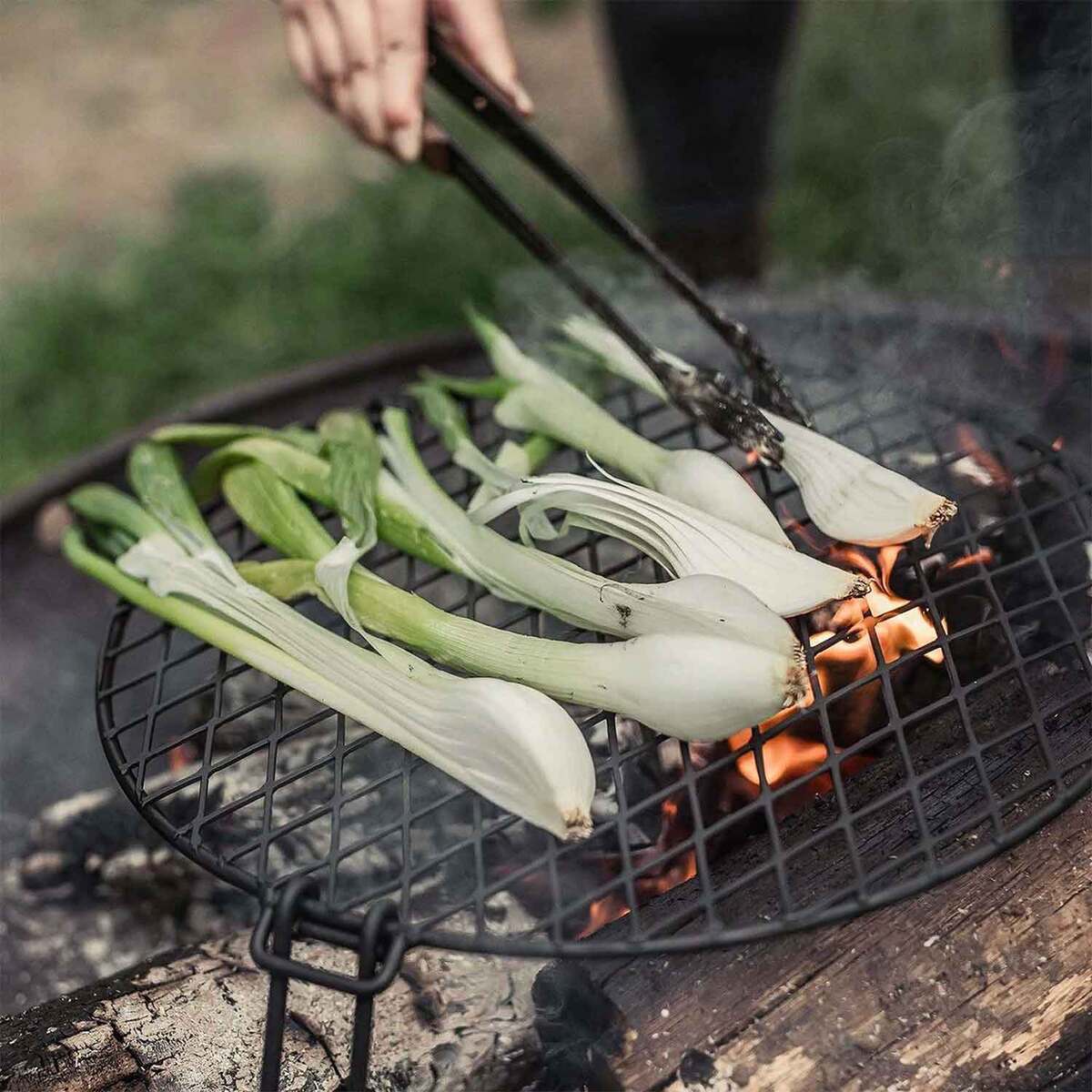 Barebones Circular Fire Pit Grill Grate - Black Barebones Circular Fire Pit Grill Grate - Black