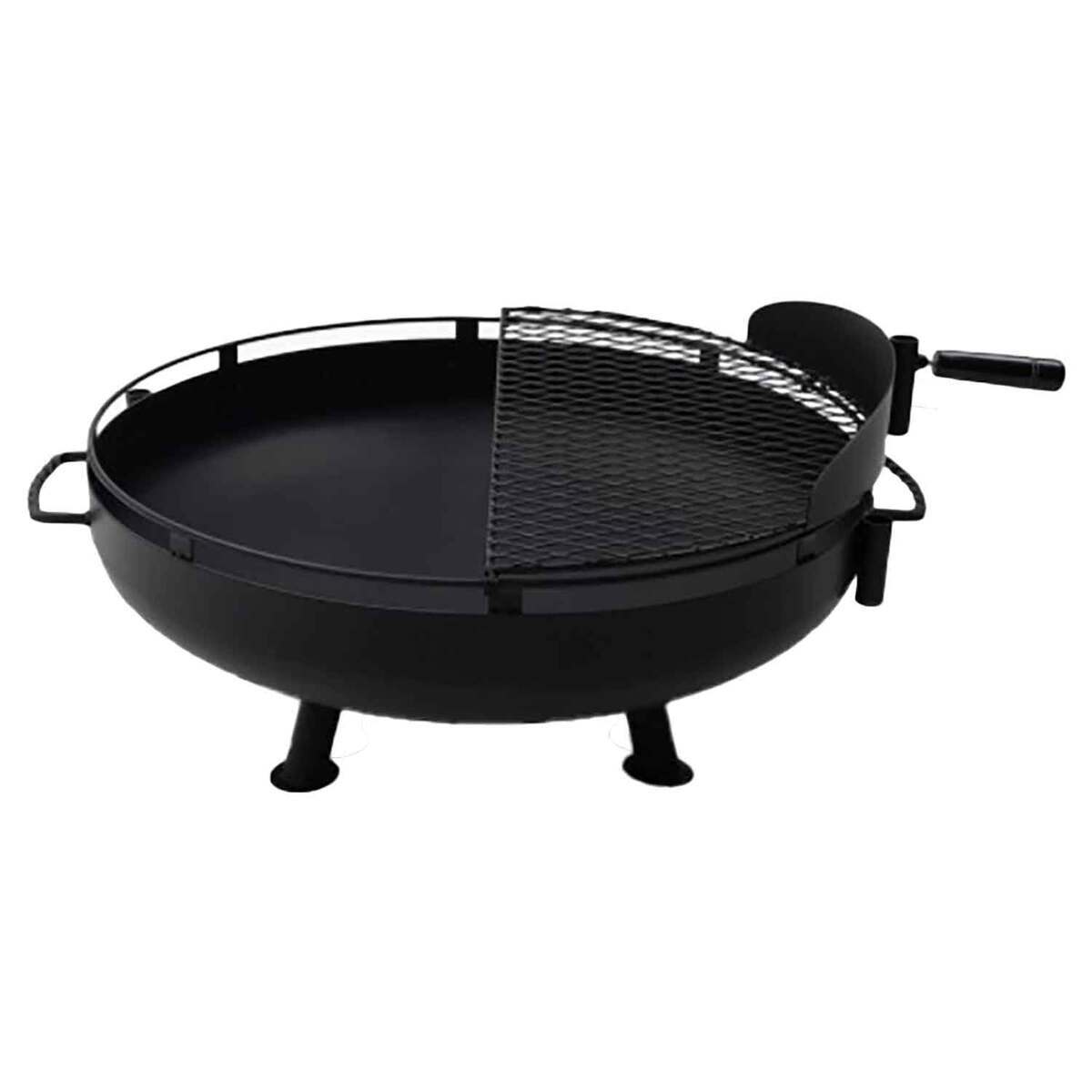 Barebones Cowboy Fire Pit Grill - Black Barebones Cowboy Fire Pit Grill - Black