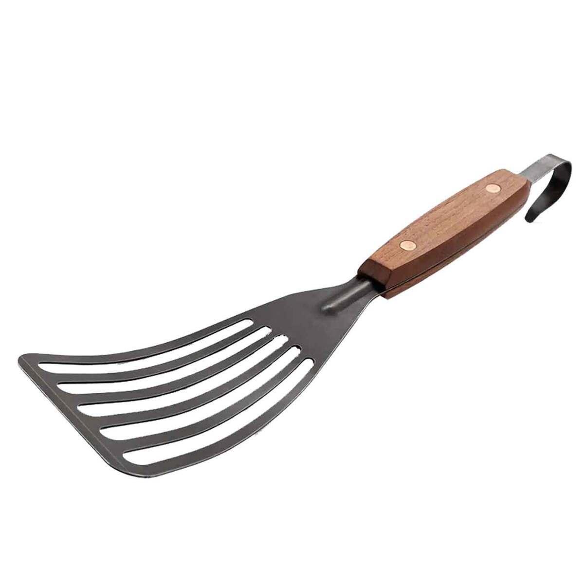 Barebones Cowboy Grill Fish Spatula - Black and Brown Barebones Cowboy Grill Fish Spatula - Black and Brown
