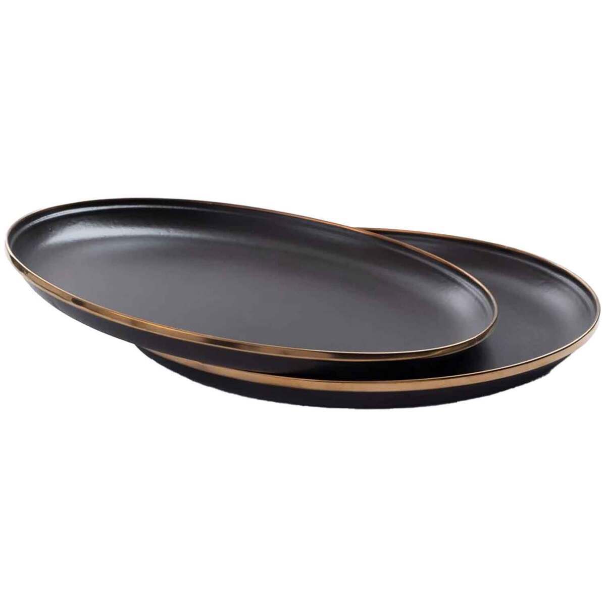 Barebones Enamel Deep Plate Set Barebones Enamel Deep Plate Set