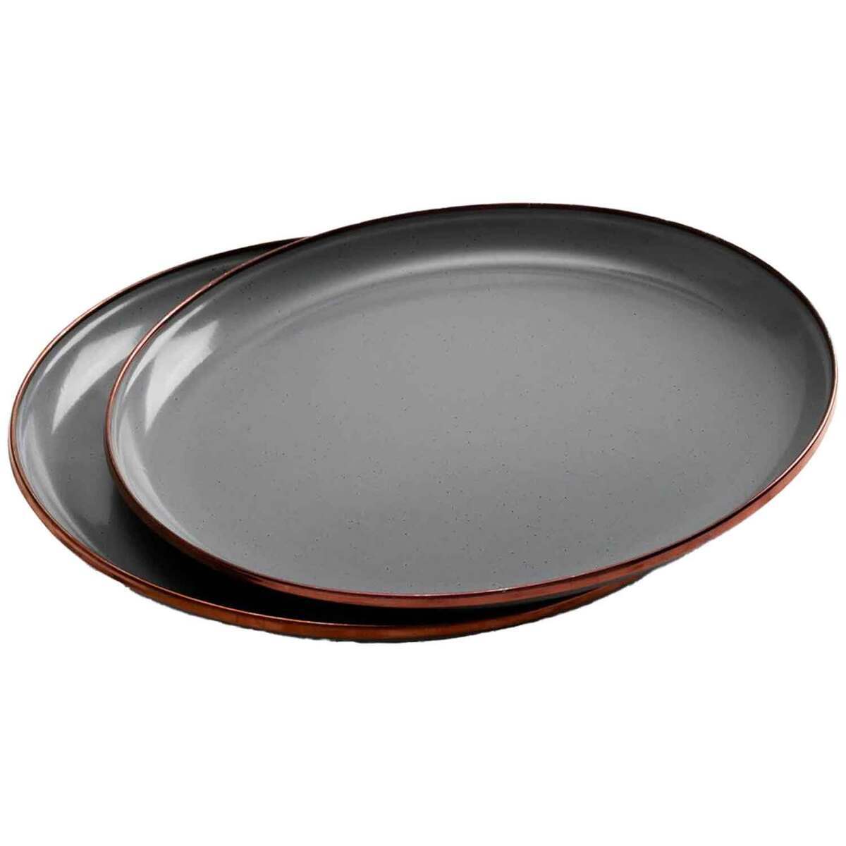 Barebones Enamel Deep Plate Set Barebones Enamel Deep Plate Set