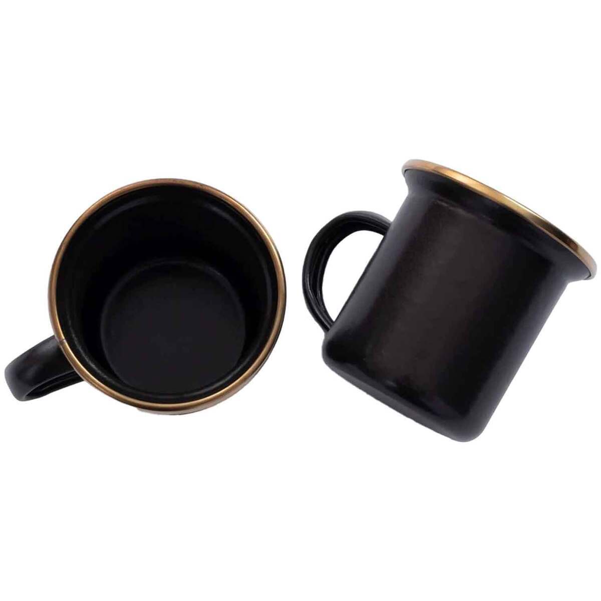 Barebones Enamel Espresso Cup Set Barebones Enamel Espresso Cup Set