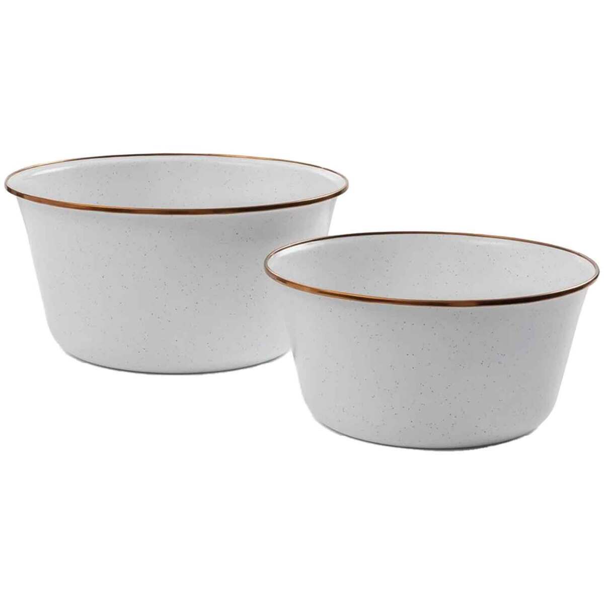 Barebones Enamel Mixing Bowl Set Barebones Enamel Mixing Bowl Set
