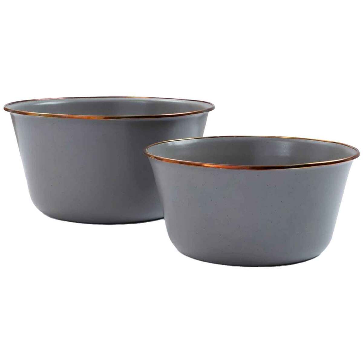 Barebones Enamel Mixing Bowl Set Barebones Enamel Mixing Bowl Set