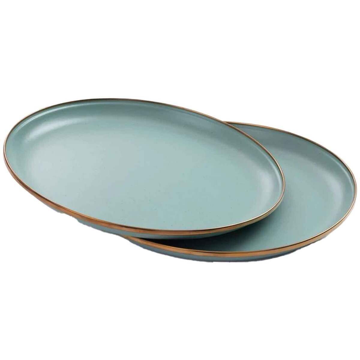 Barebones Enamel Salad Plate Set Barebones Enamel Salad Plate Set