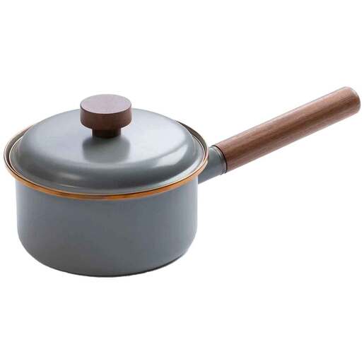 Barebones Enamel Saucepan - Eggshell - Barebones