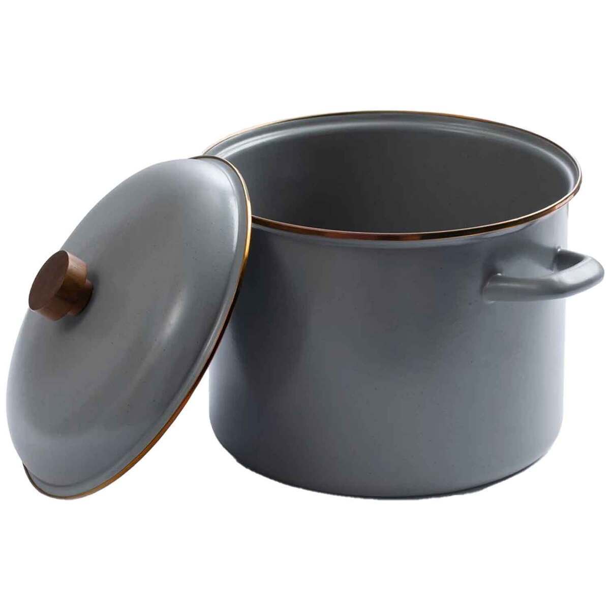 Barebones Enamel Stock Pot - Slate Gray | Sportsman's Warehouse