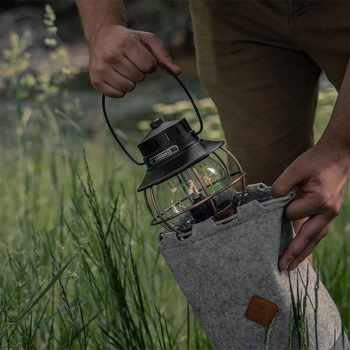 Barebones Felt Lantern Storage Bag - Grey - Grey Barebones Felt Lantern Storage Bag - Grey - Grey