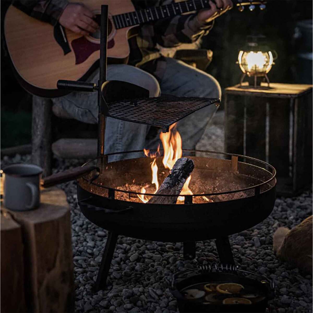 Barebones Fire Pit Grill - Black Barebones Fire Pit Grill - Black