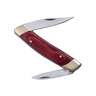 Barebones NoBox Double Blade 2.75 inch Folding Knife - Red