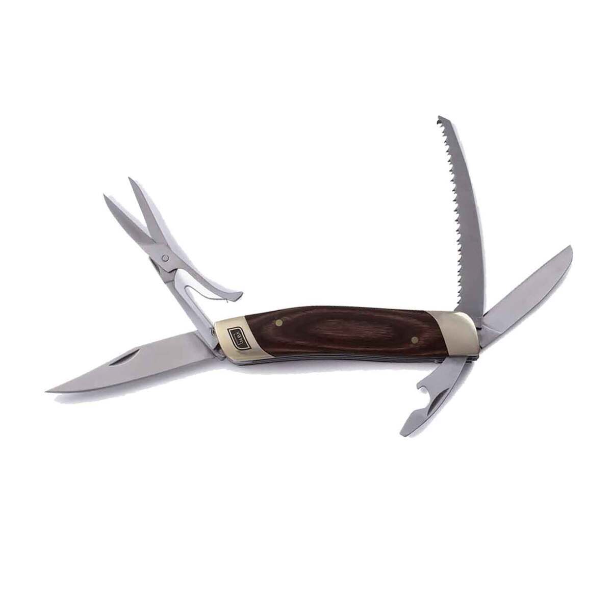 Stone Bladed Knife Kit, Wood Handle - Knife, Arrow & Fire Kits